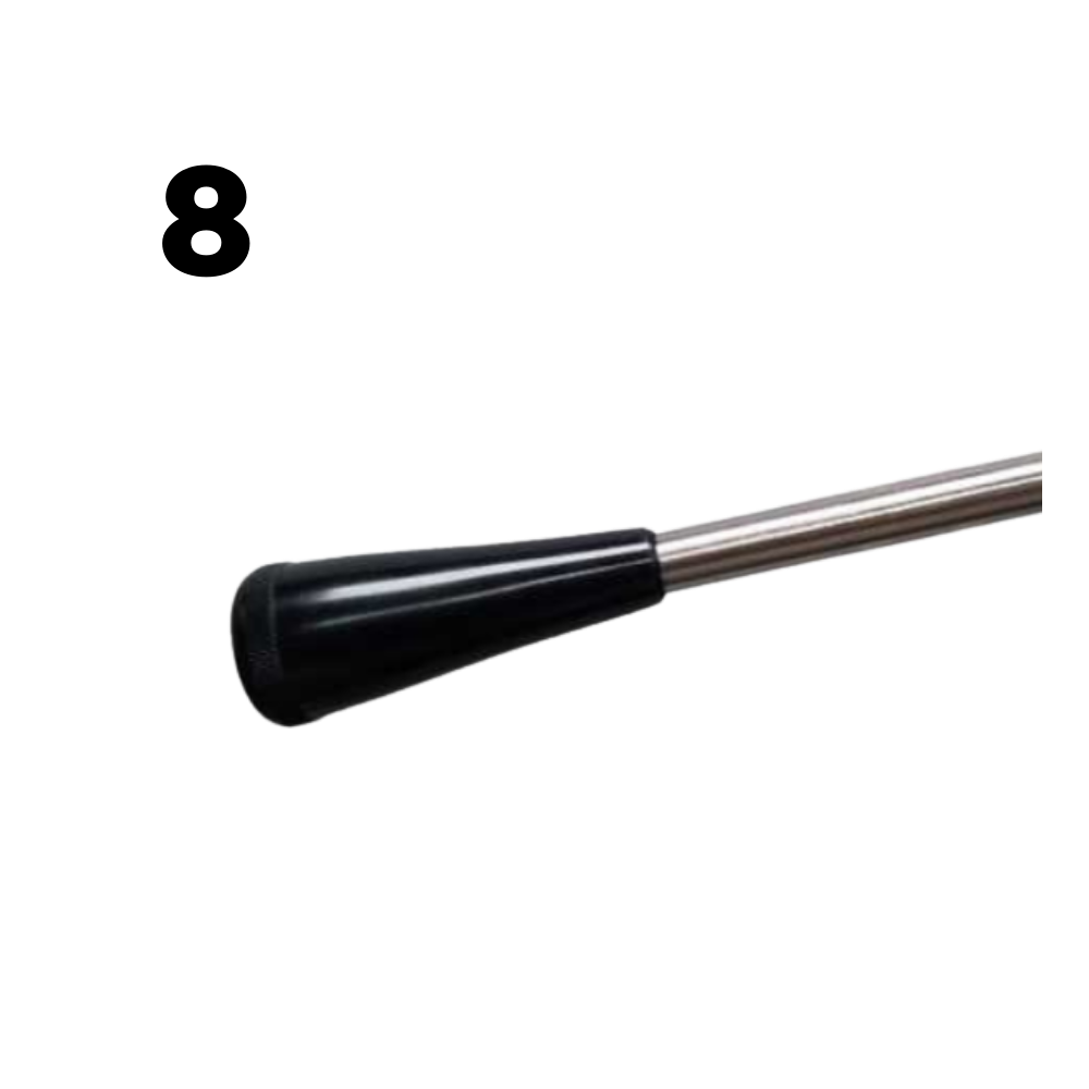 Poingée longue Noir X8