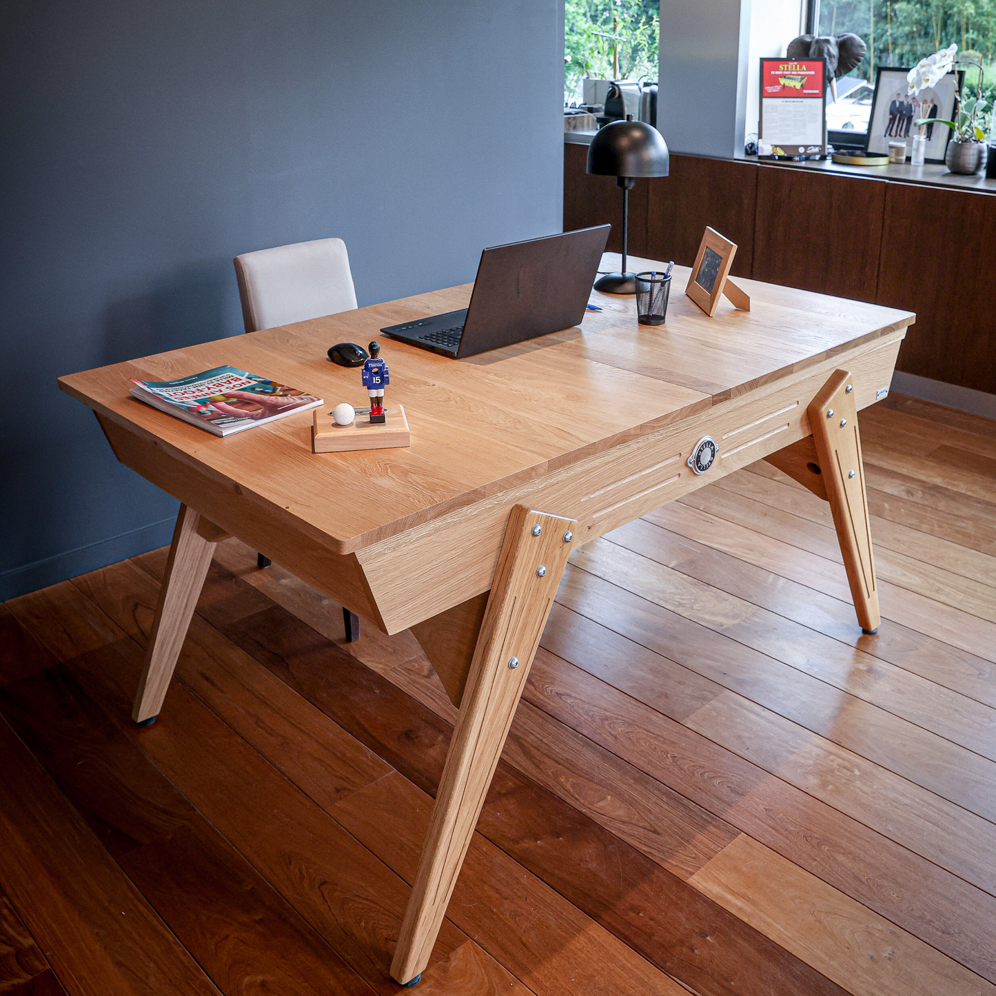 Billard 3 en 1 : Billard, Table de Ping Pong et Bureau