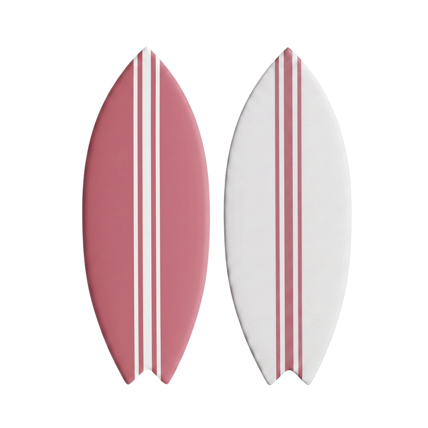 Pair of decorative pink surfboards - Size L
