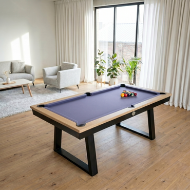 Table intérieur Stella Millésime Indoor pieds bois triangle convertible billard et table de ping-pong