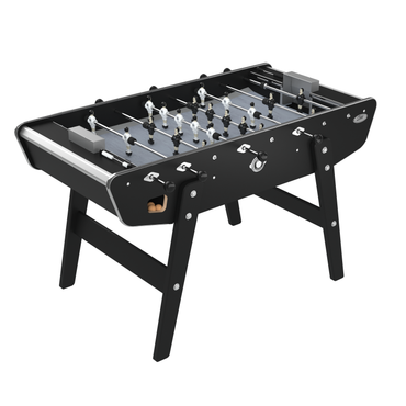 Baby-foot Stella Home noir mat, un design élégant et minimaliste qui s'intègre parfaitement dans un intérieur moderne.