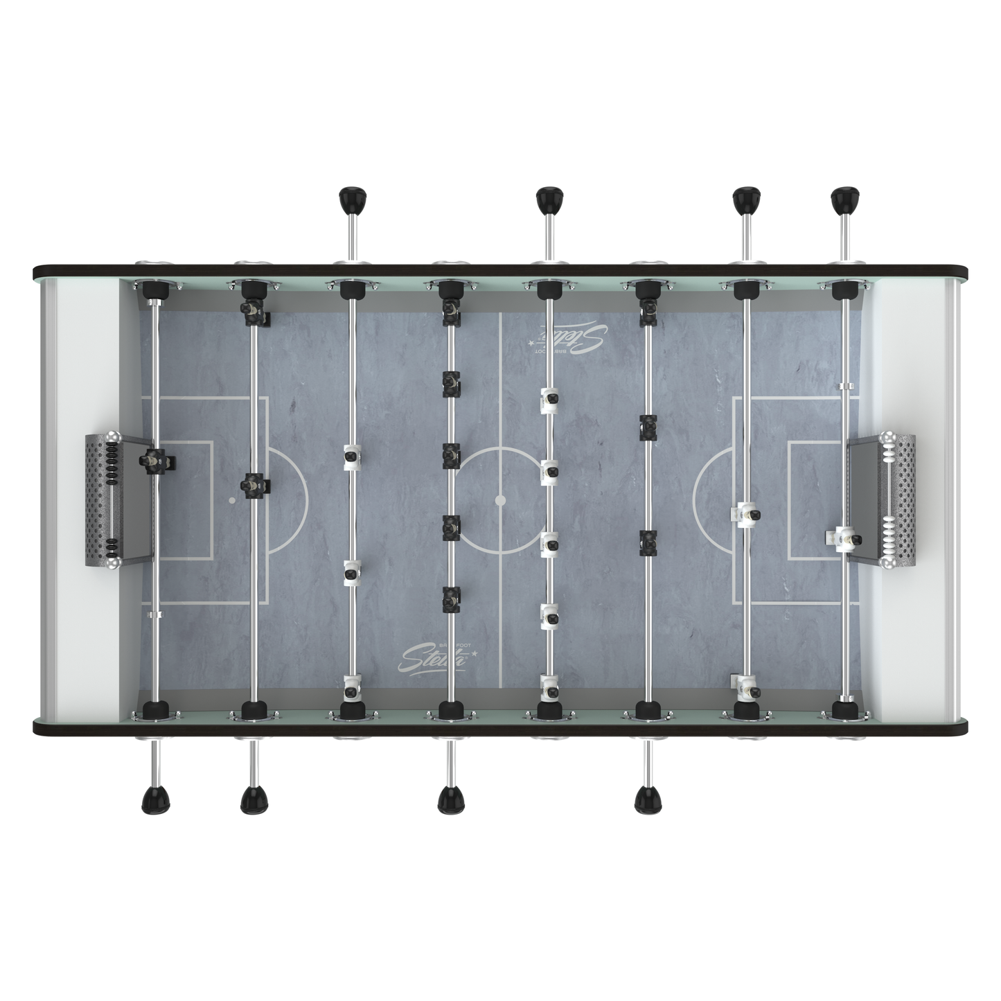 Vue aérienne de la surface de jeu du Stella Champion vert, conçue pour un contrôle précis et une résistance totale aux UV.