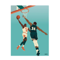 Affiche Basket | Poster Mural Passion Sport – Format 30x40 cm
