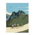 Affiche Cyclisme | Poster Mural Déco Vélo Tour de France – Format 30x40 cm