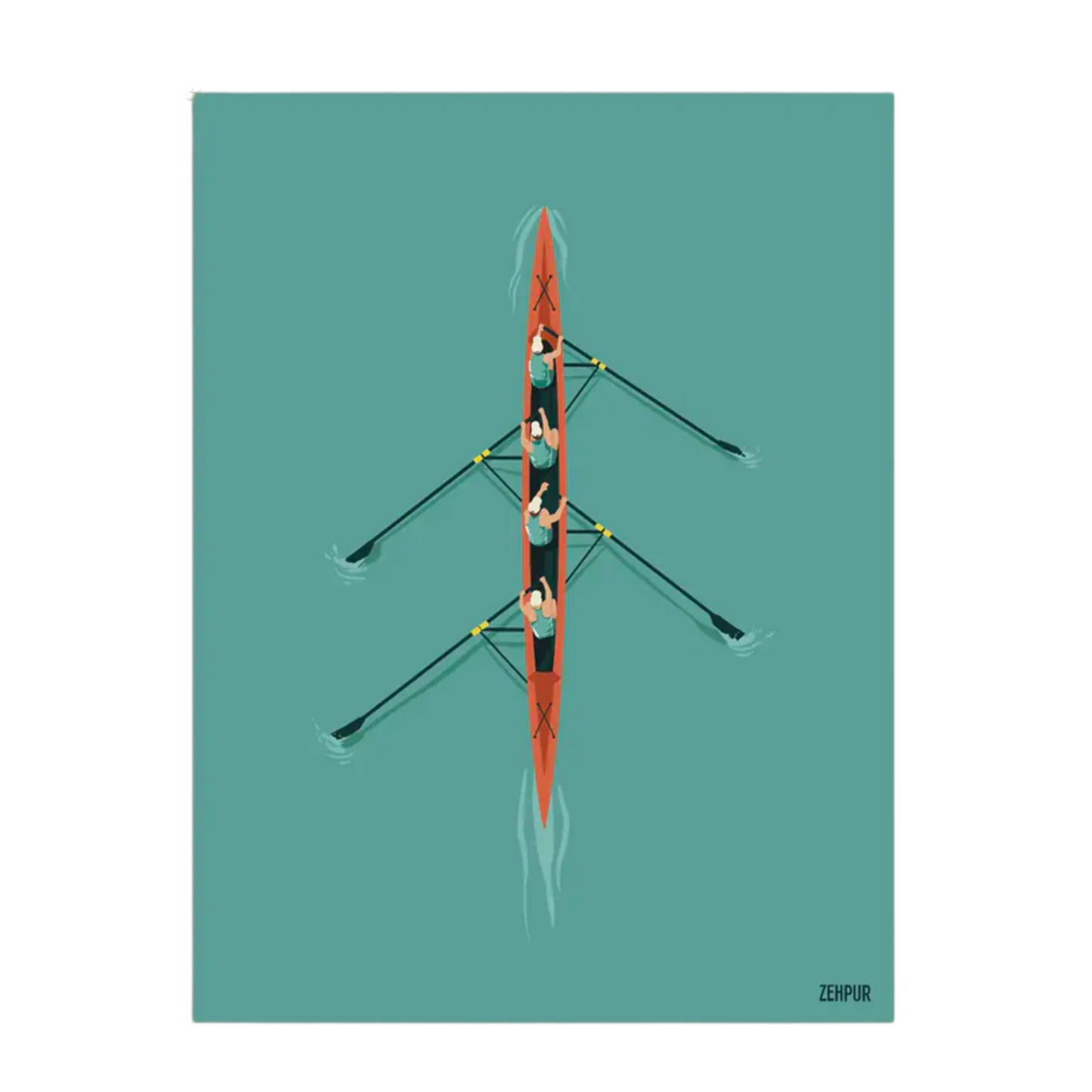 Affiche Aviron | Poster Mural Sport – Format 30x40 cm