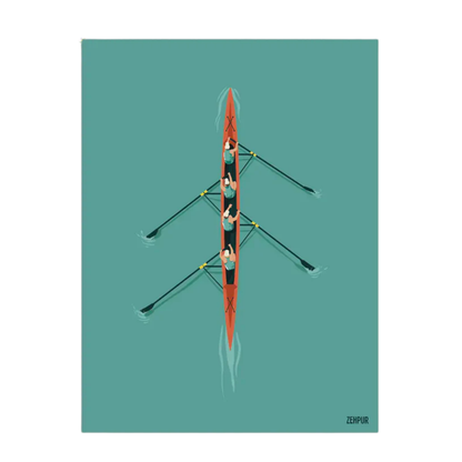 Affiche Aviron | Poster Mural Sport – Format 30x40 cm