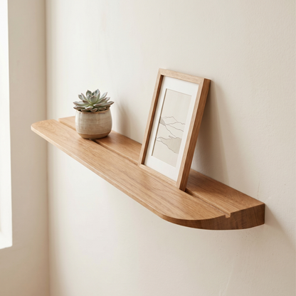 Étagère Murale "Sillon" en Chêne