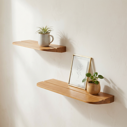 Étagère Murale "Sillon" en Chêne