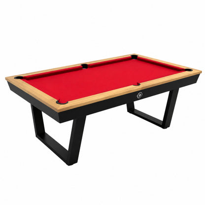 Amerikanischer Billardtisch Stella Millésime Indoor – Massive Eiche & MDF, umwandelbar in Esstisch & Tischtennisplatte