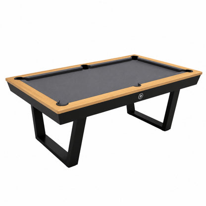 Amerikanischer Billardtisch Stella Millésime Indoor – Massive Eiche & MDF, umwandelbar in Esstisch & Tischtennisplatte