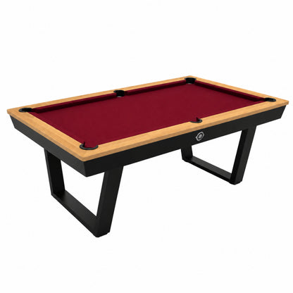 Amerikanischer Billardtisch Stella Millésime Indoor – Massive Eiche & MDF, umwandelbar in Esstisch & Tischtennisplatte
