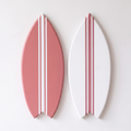 Duo planches surf déco roses - Taille M