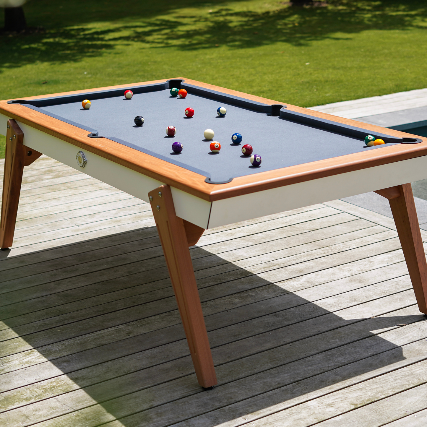 Billard Stella Millesime Outdoor Blanc 3 en 1 Table/  Ping-Pong