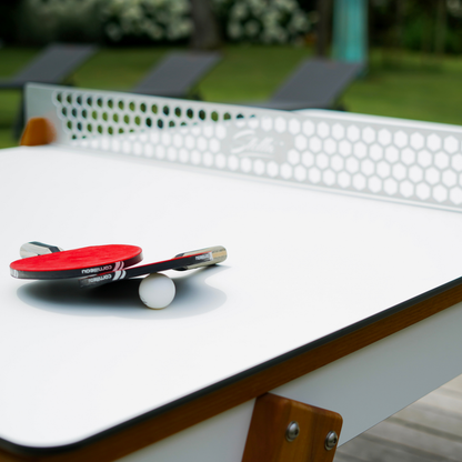 Billard Stella Millesime Outdoor Blanc 3 en 1 Table/  Ping-Pong