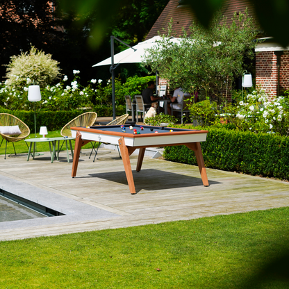 Billard Stella Millesime Outdoor Blanc 3 en 1 Table/  Ping-Pong