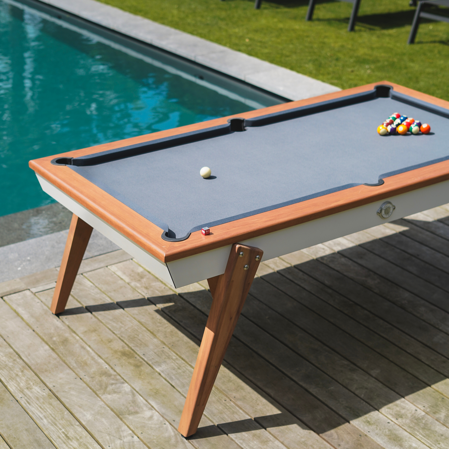 Billard Stella Millesime Outdoor Blanc 3 en 1 Table/  Ping-Pong