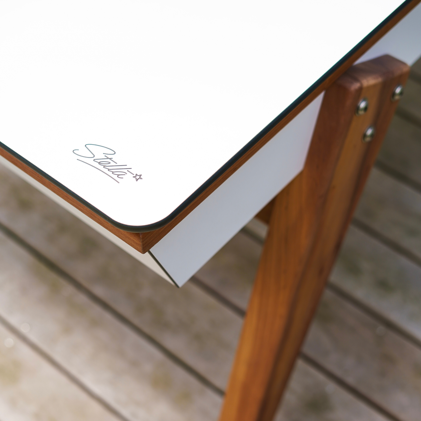 Billard Stella Millesime Outdoor Blanc 3 en 1 Table/  Ping-Pong