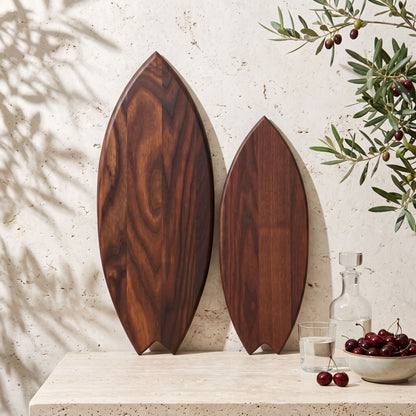 Schneidebrett Surf – Thermo-Esche – 3-in-1: Schneiden, Servieren, Dekorieren