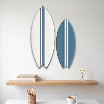 Pair of decorative surfboards high tide - Size M