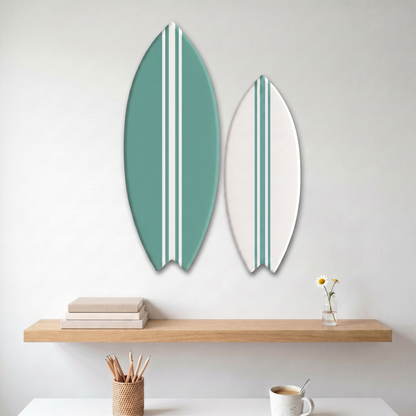 Decorative Surfboard Duo Jade Green – Size M
