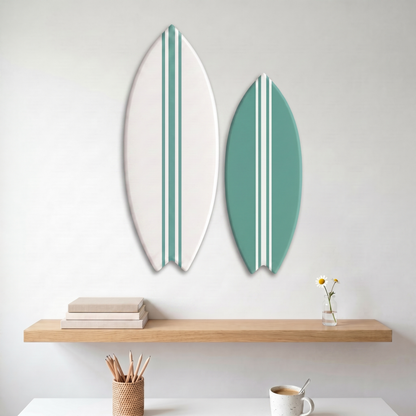 Decorative Surfboard Duo Jade Green – Size M