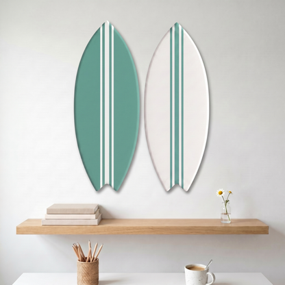 Decorative Surfboard Duo Jade Green – Size M