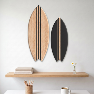 M + L Duo · Large wood · Small black