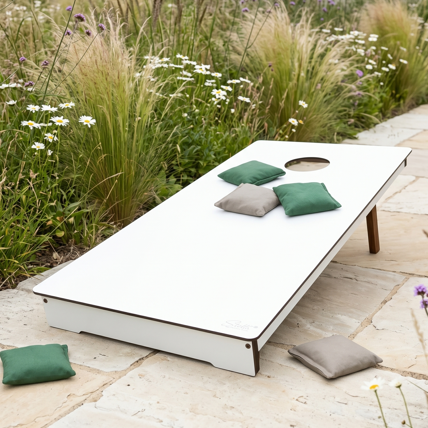 Cornhole Outdoor Stella blanc