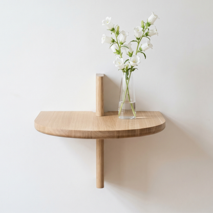 Morphee Solid Oak Bedside Shelf