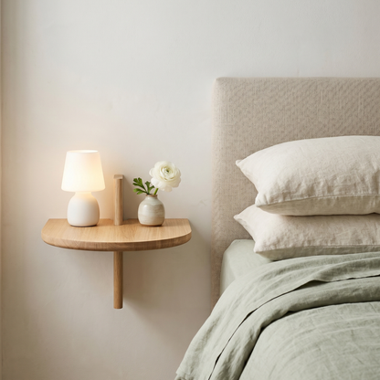 Morphee Solid Oak Bedside Shelf