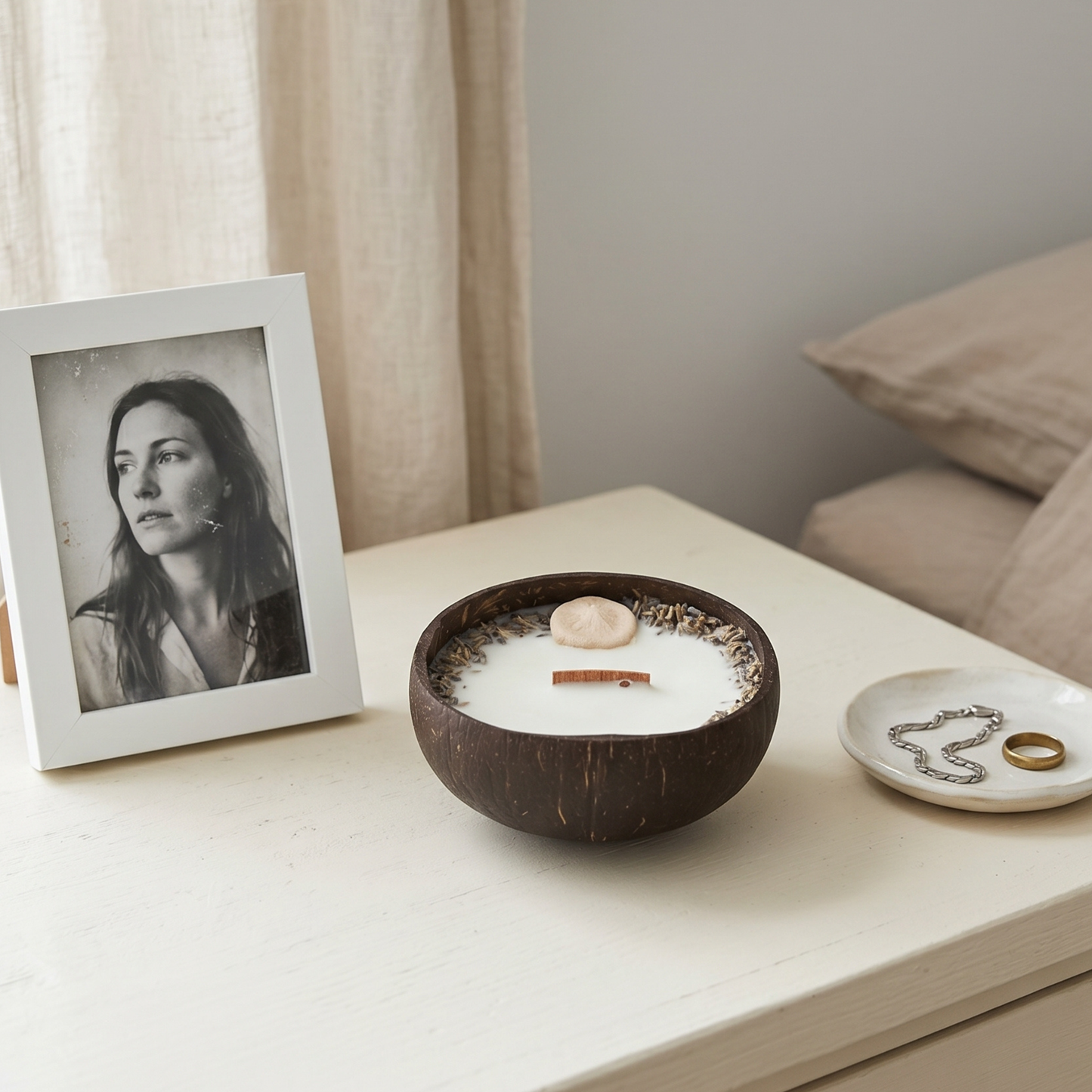 Bougie Sand Dollar - Noix de Coco & Mythe de l'Atlantide