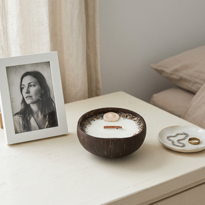 Bougie Sand Dollar - Noix de Coco & Mythe de l'Atlantide