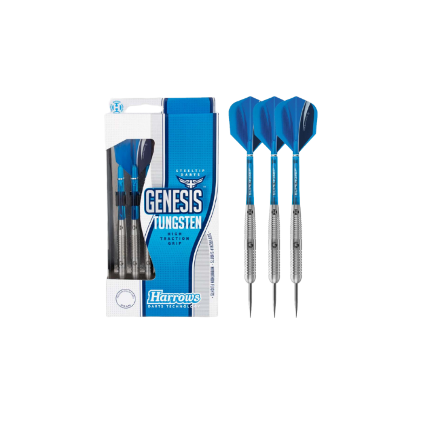 Fléchettes Harrows Genesis Tungstène Pointe Acier 21g