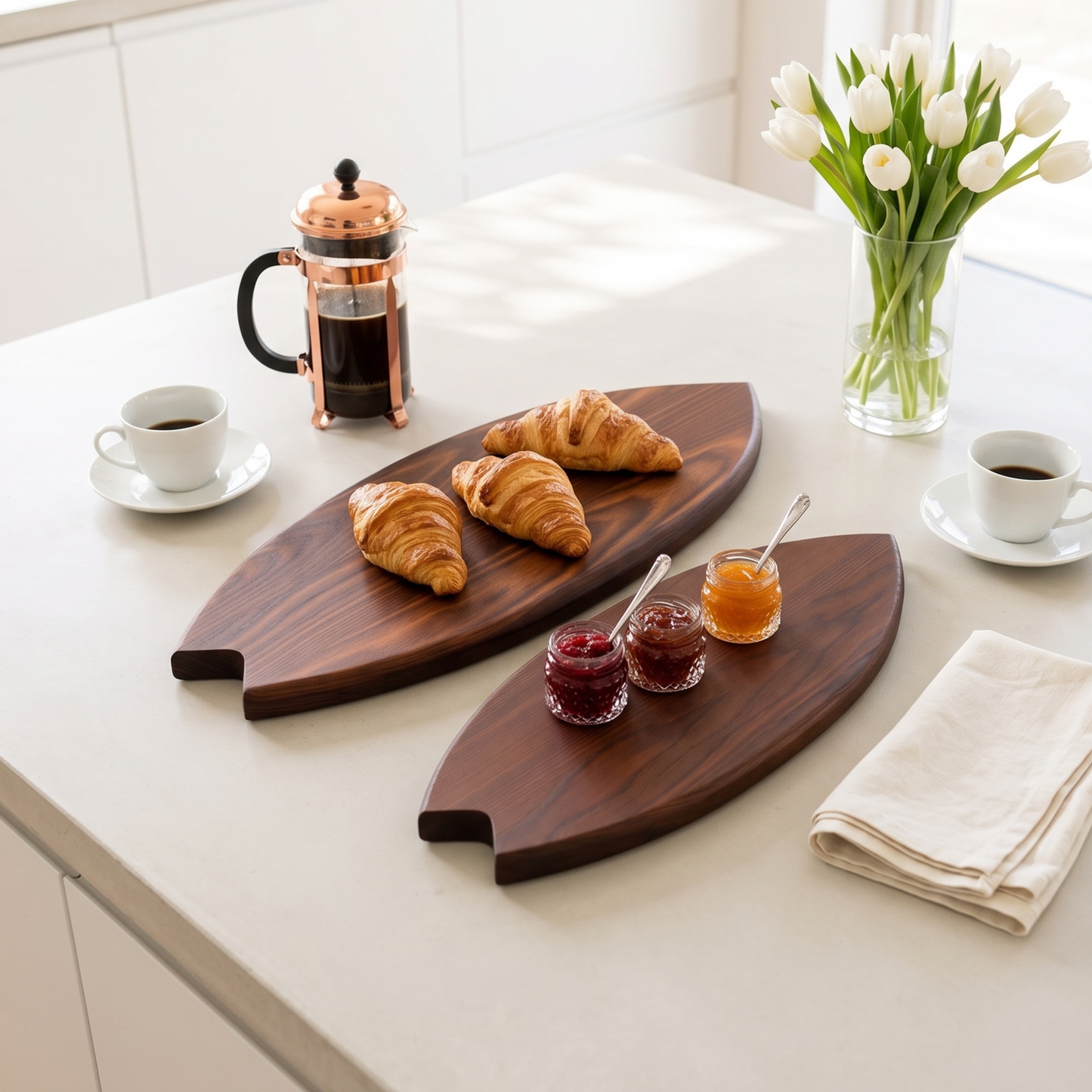 Duo Surf Chopping Boards - Thermo Ash