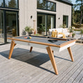 Billard Stella Millesime Outdoor Weiß 3 in 1 Billard / Tisch / Tischtennis
