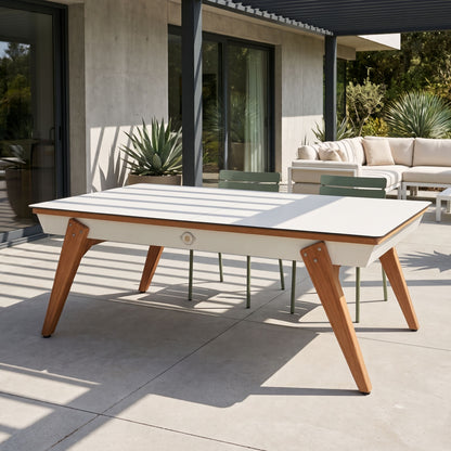 Billard Stella Millesime Outdoor Weiß 3 in 1 Billard / Tisch / Tischtennis
