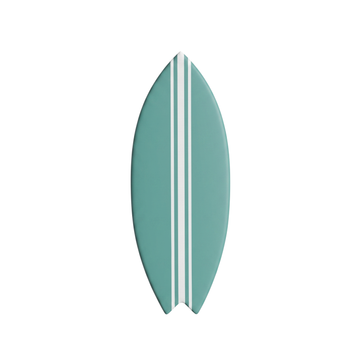 Base vert jade, lignes blanches