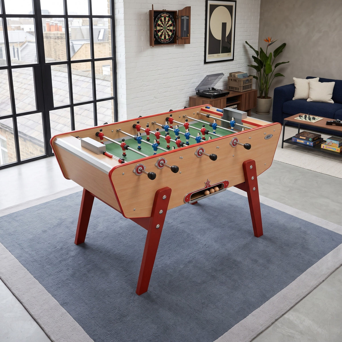 Tischfußball Stella Star Buche