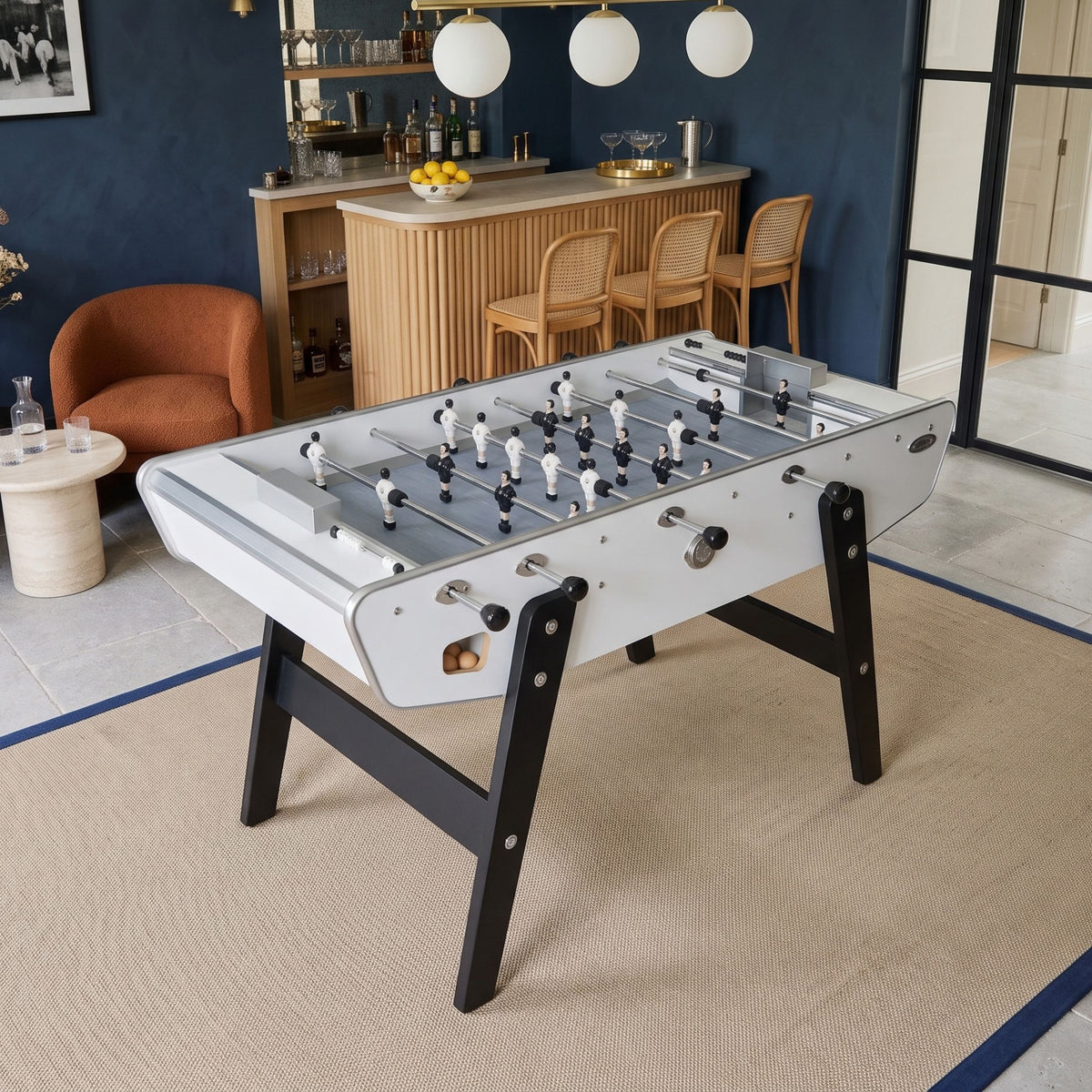 Tischfußball Stella Home Weiß