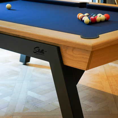 Table intérieur Stella Scipion Pieds Noir Convertible Billard et table de ping-pong