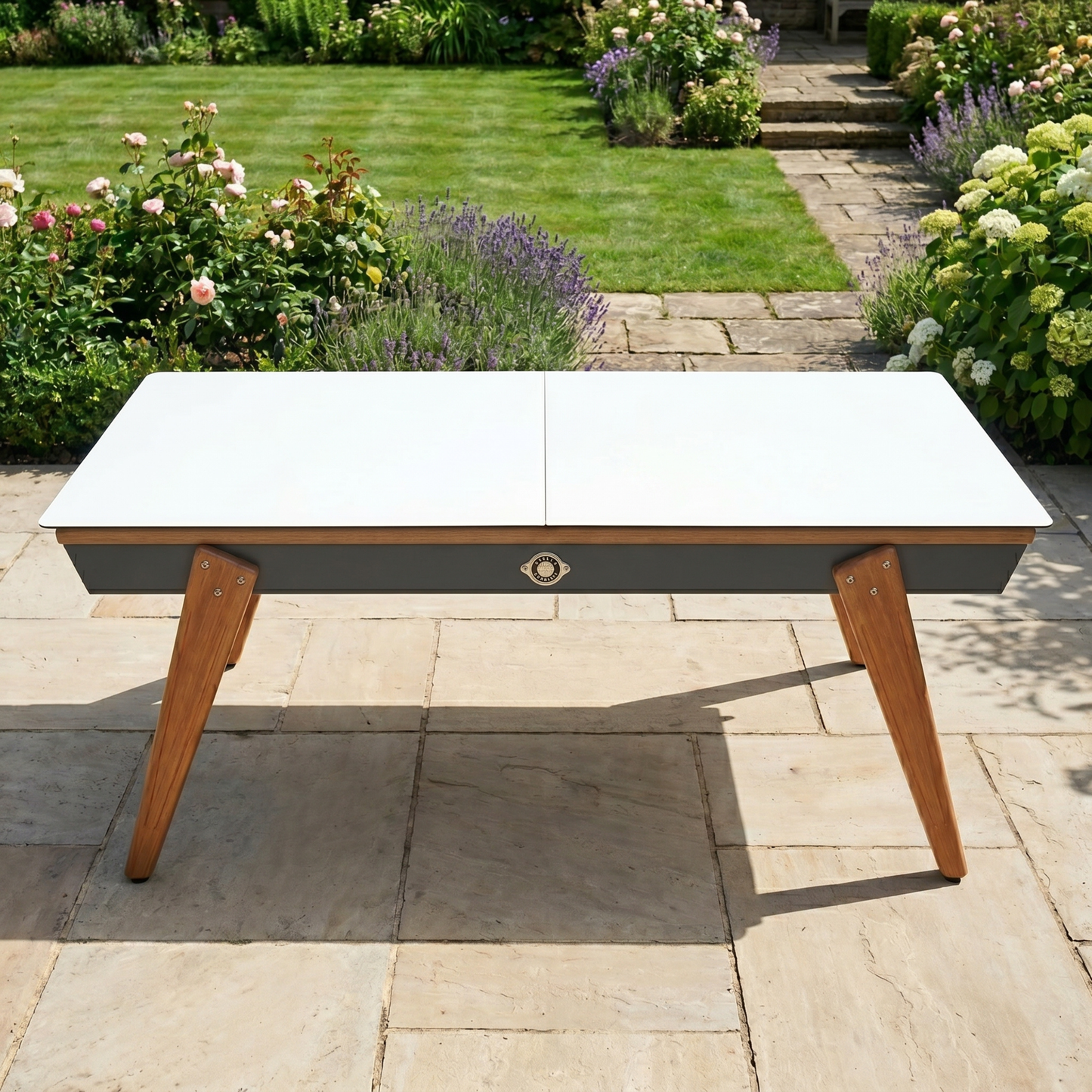 Billard Stella Millesime Outdoor Gris anthracite 3 en 1 Table/ Ping-Pong