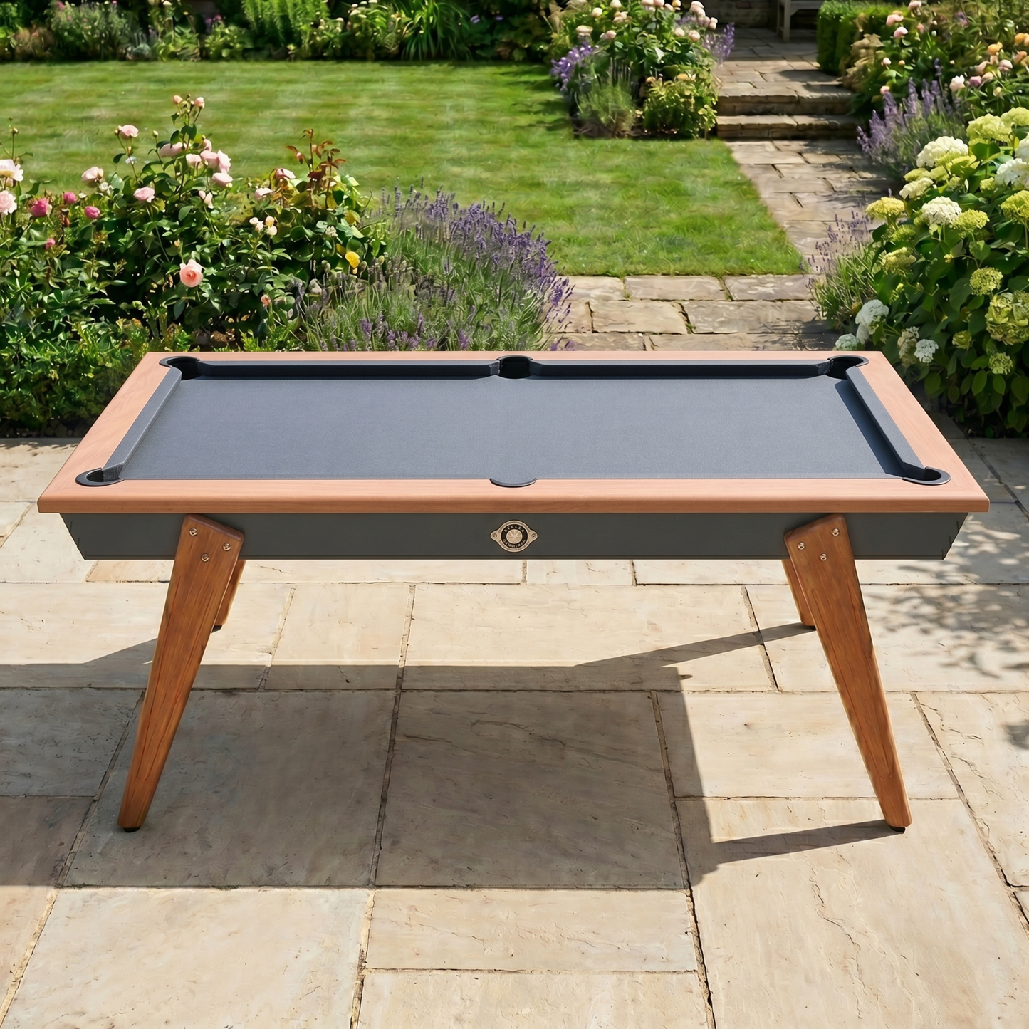 Billard Stella Millesime Outdoor Gris anthracite 3 en 1 Table/ Ping-Pong