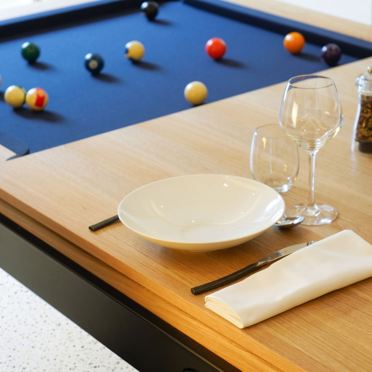 Stella Scipion Innentisch Schwarz Beine Umwandelbar Billard- und Tischtennisplatte