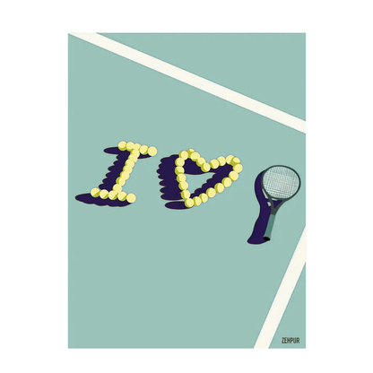 Affiche Tennis Melbourne | Poster Mural Passion Sport – Format 30x40 cm