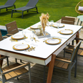 Table extérieur Blanc Stella Millésime Outdoor convertible billard & ping-pong