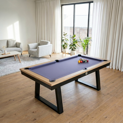 Table intérieur Stella Millésime Indoor pieds bois triangle convertible billard et table de ping-pong