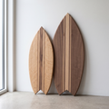 Duo planches à découper Surf Premium - Grande Base Noyer, Petite Base Bois