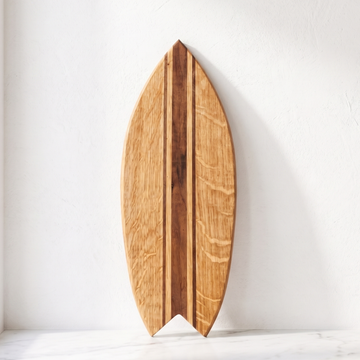 Premium Schneidebrett Surf – Eiche / Nussbaum