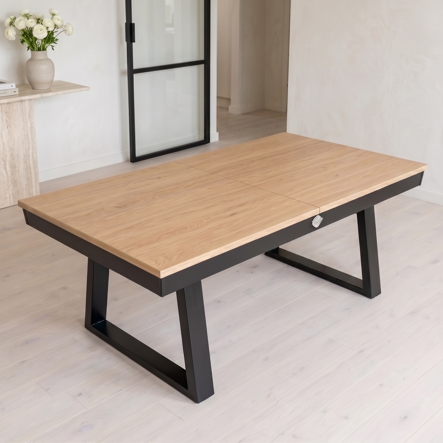 Table intérieur Stella Millésime Indoor pieds bois triangle convertible billard et table de ping-pong