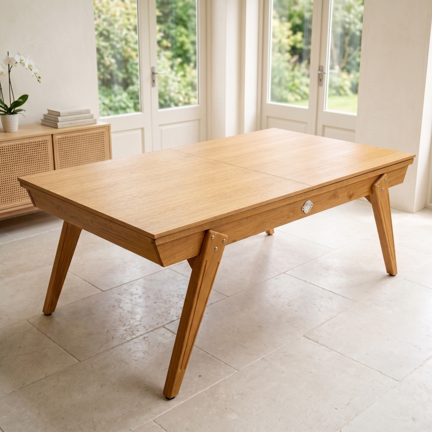 Table intérieur Stella Scipion Pieds Bois Convertible Billard et table de ping-pong